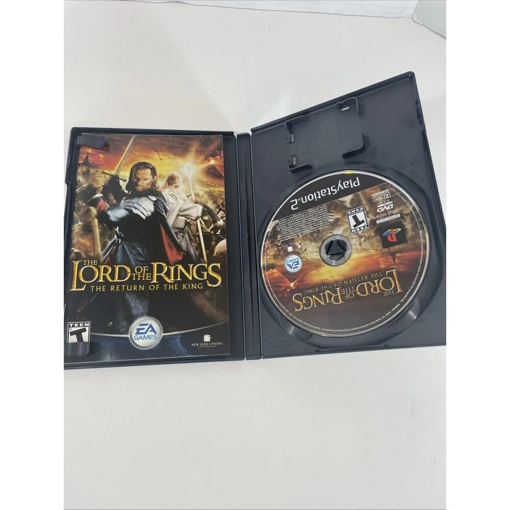Lord of the Rings Return of the King PS2 PlayStation 2 CIB Black Label Complete